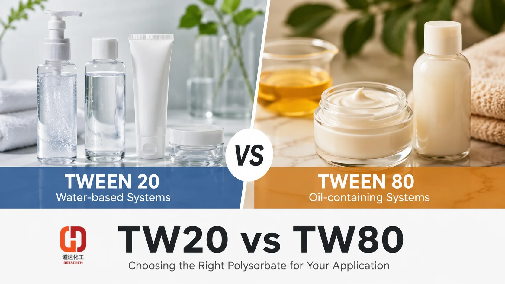 Tween 80 vs Tween 20: differenze chiave e come scegliere per la tua applicazione